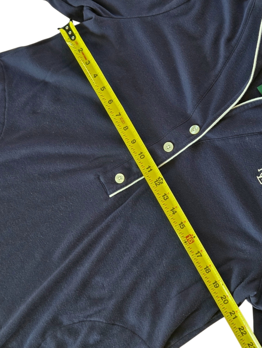 Lauren Ralph Lauren Sleep Shirt Logo and Pockets Lush Navy Blue Plus Size 2X - Picture 6 of 11
